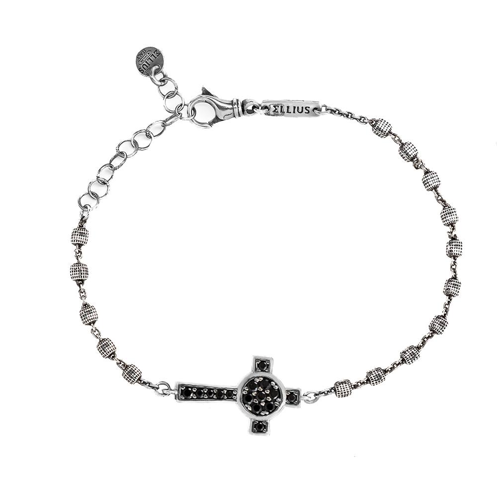 Bracciale Rosario Croce Natività con Pietre