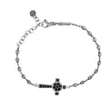 Bracciale Rosario Croce Natività con Pietre