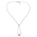 Giulia – collana in argento naturale e perle