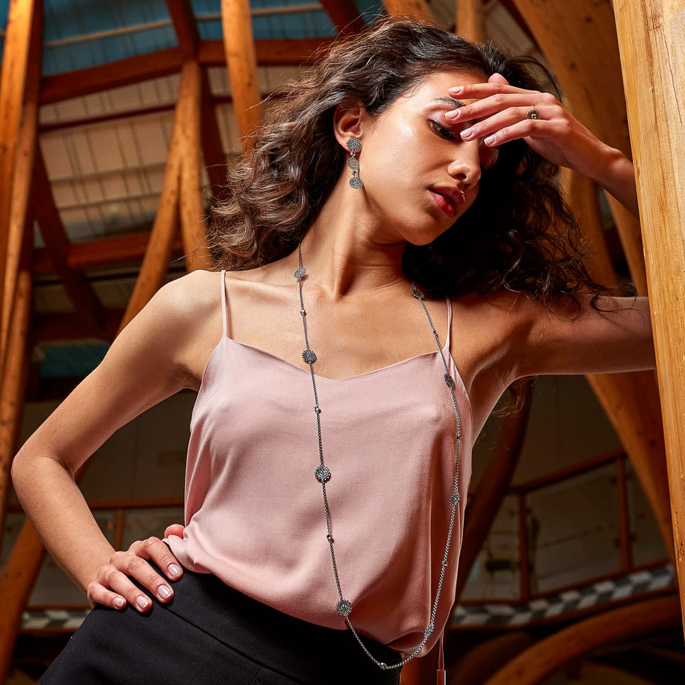 Collana Floreale Lunga