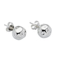 Sfera – orecchini in argento naturale