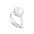 Anello Cestino Barocco con Perla Naturale