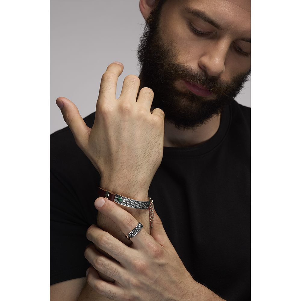 Bracciale Serpente Pelle