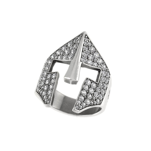 Anello Elmo Gladiatrice