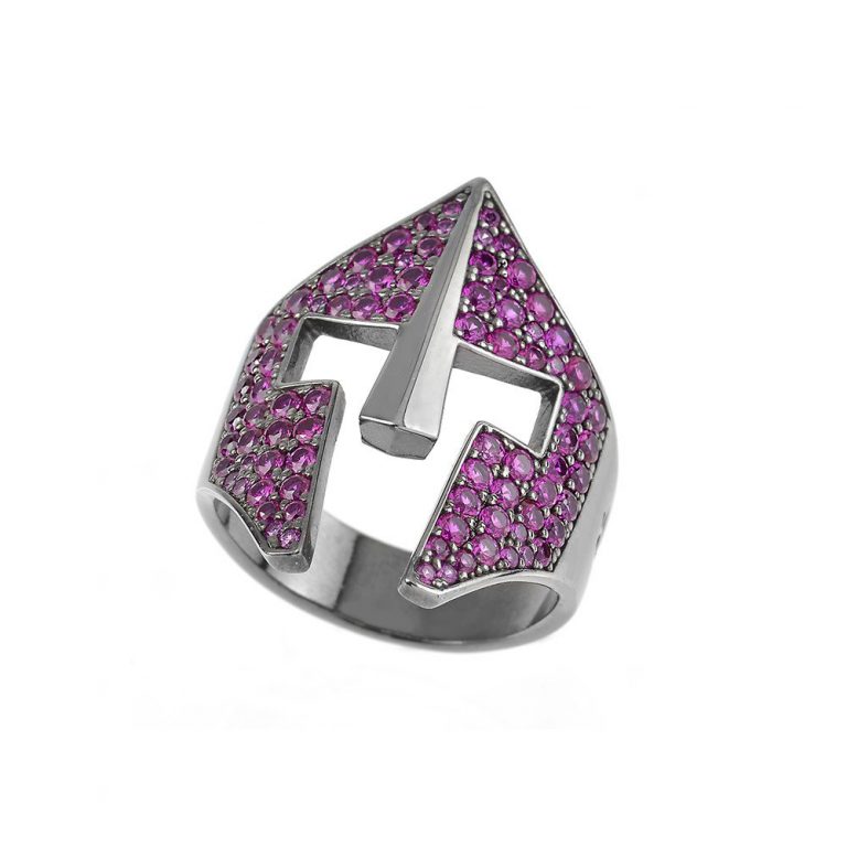 Anello Elmo Gladiatrice