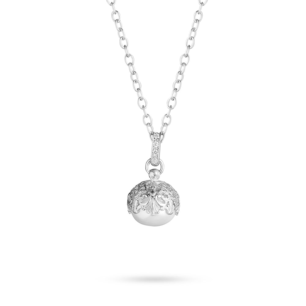 Collana Cestino Barocco con Perla Naturale