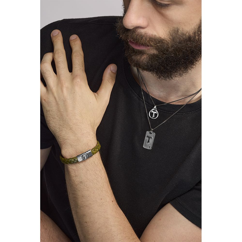 Collana Placca Tau con Preghiera
