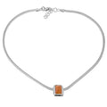 Nara – collana in argento naturale e pietre
