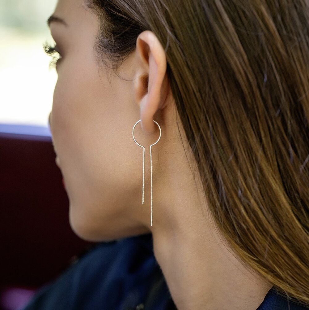 Elise – orecchini in argento naturale