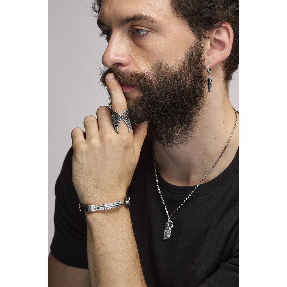 Orecchino Piuma D’Aquila